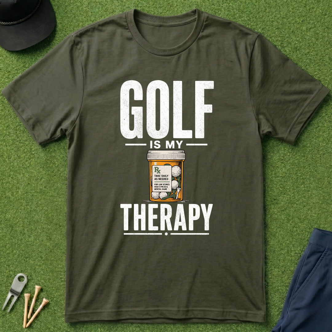Golf Is My Therapy Rx - T-Shirt