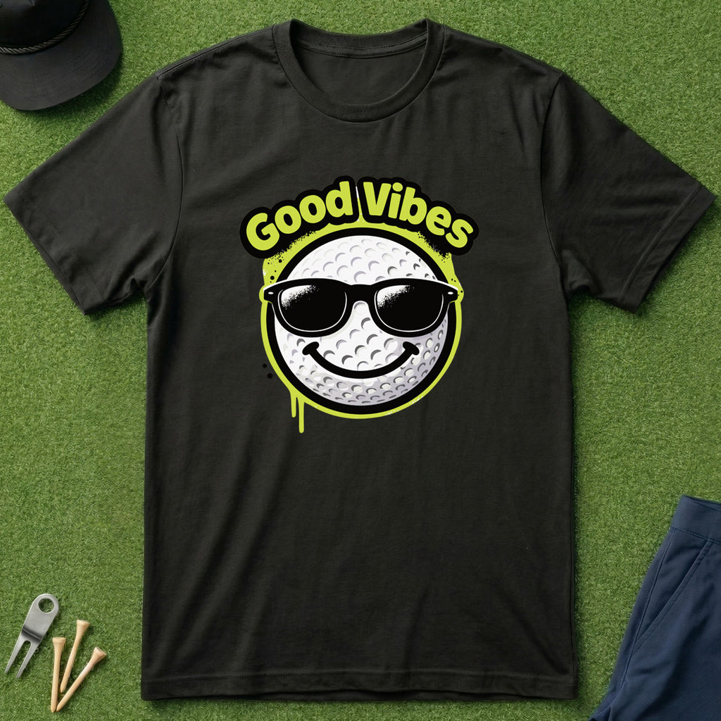 Good Vibes Golf Ball - T-Shirt