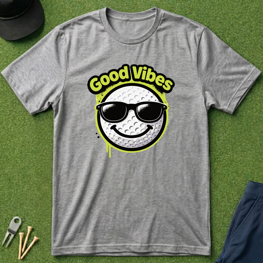 Good Vibes Golf Ball - T-Shirt