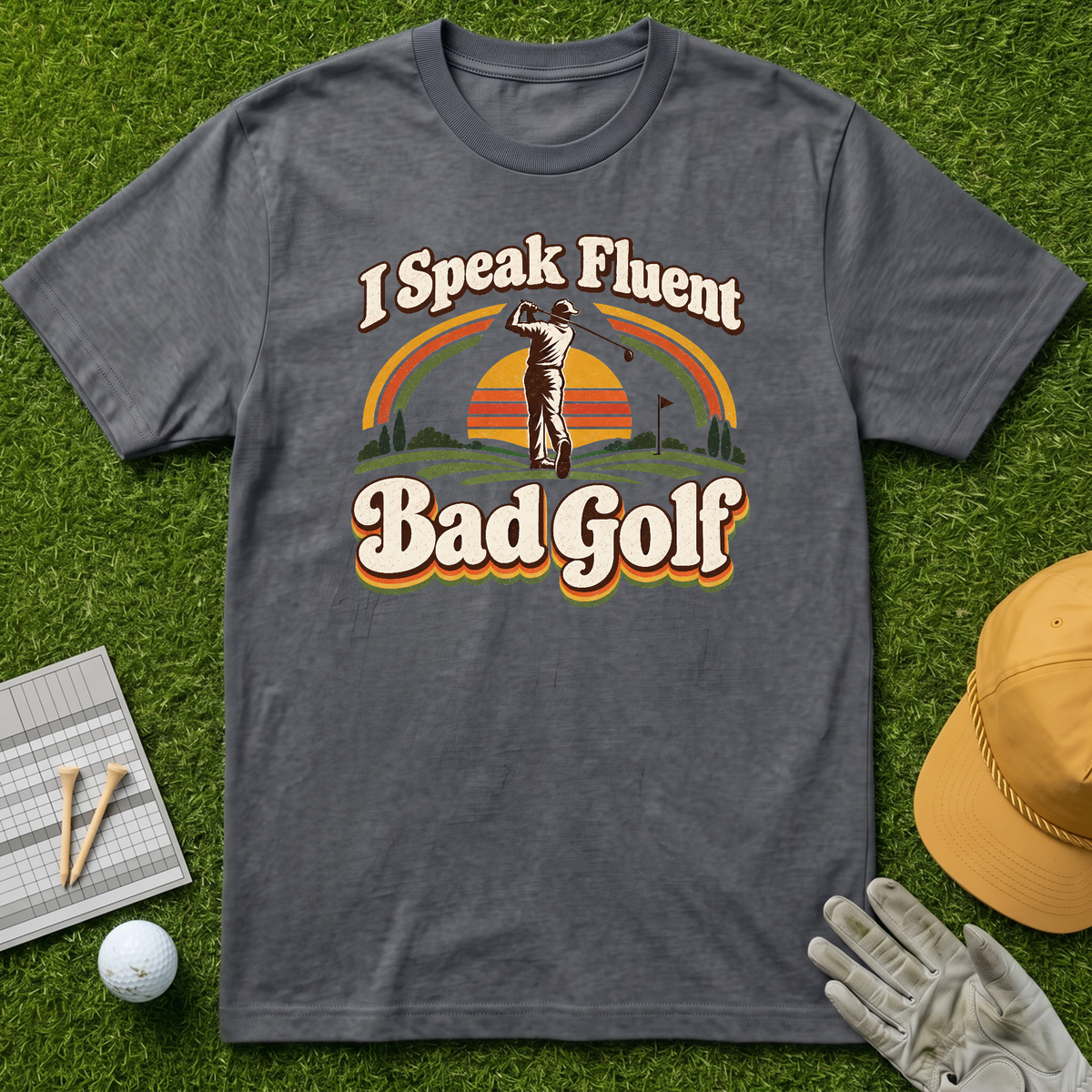 I Speak Fluent Bad Golf - Charcoal [BVS 879a0868-24e9-49d9-a23d-17d4af872679:5]