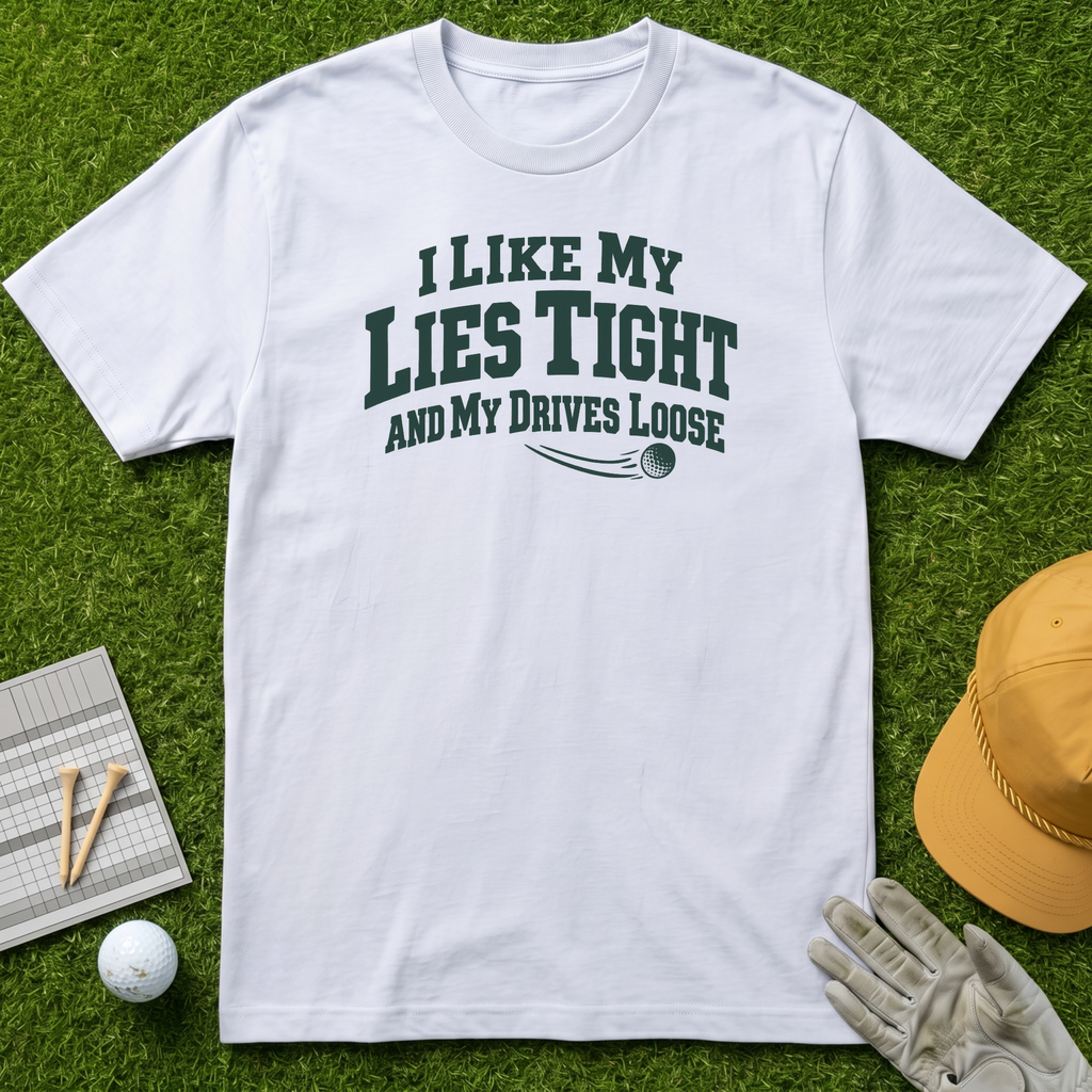 I Like My Lies Tight and My Drives Loose - White [BVS 44e4d44b-b945-4d43-80df-2c6bec82bef5:3]