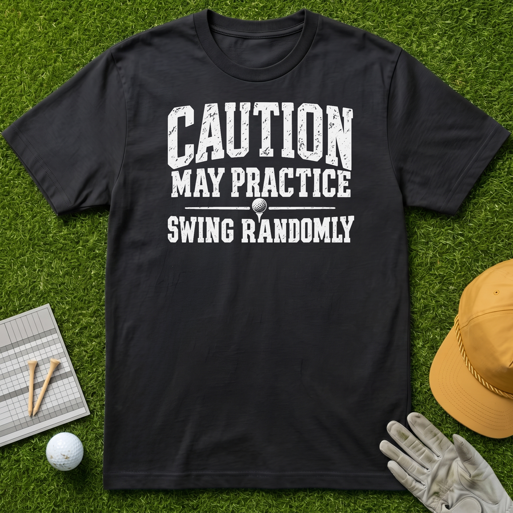 Caution May Practice Swing Randomly - Black [BVS 5c99ca1c-841f-4142-9666-2fb032effaf3:2]