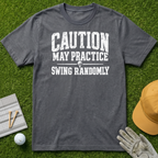 Caution May Practice Swing Randomly - Charcoal [BVS 5c99ca1c-841f-4142-9666-2fb032effaf3:3]