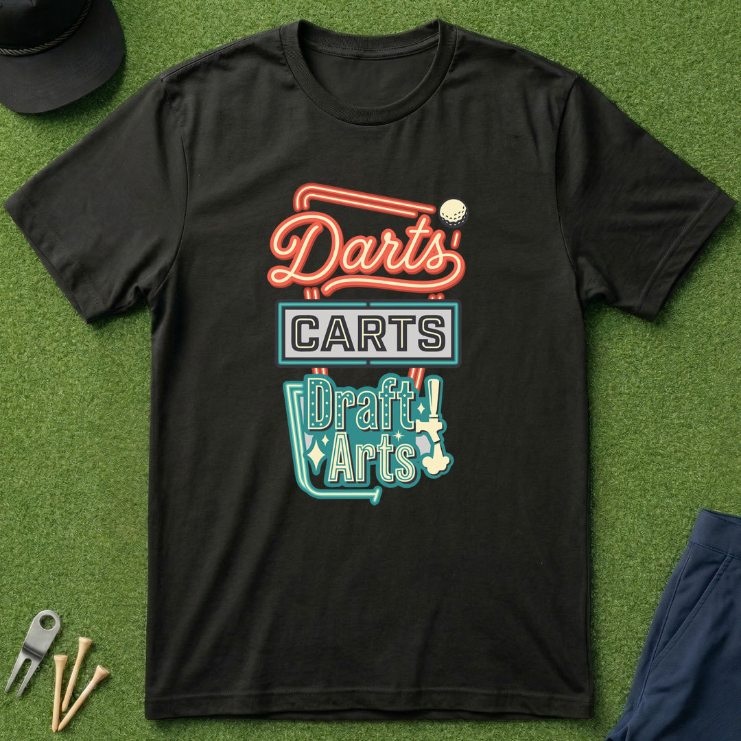 Darts Cart & Draft Arts - T-Shirt