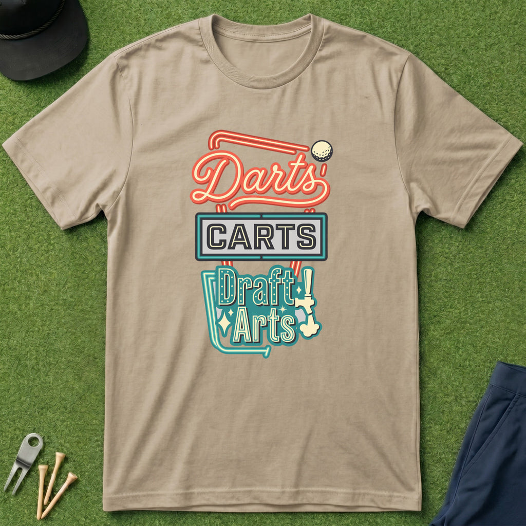 Darts Cart & Draft Arts - T-Shirt