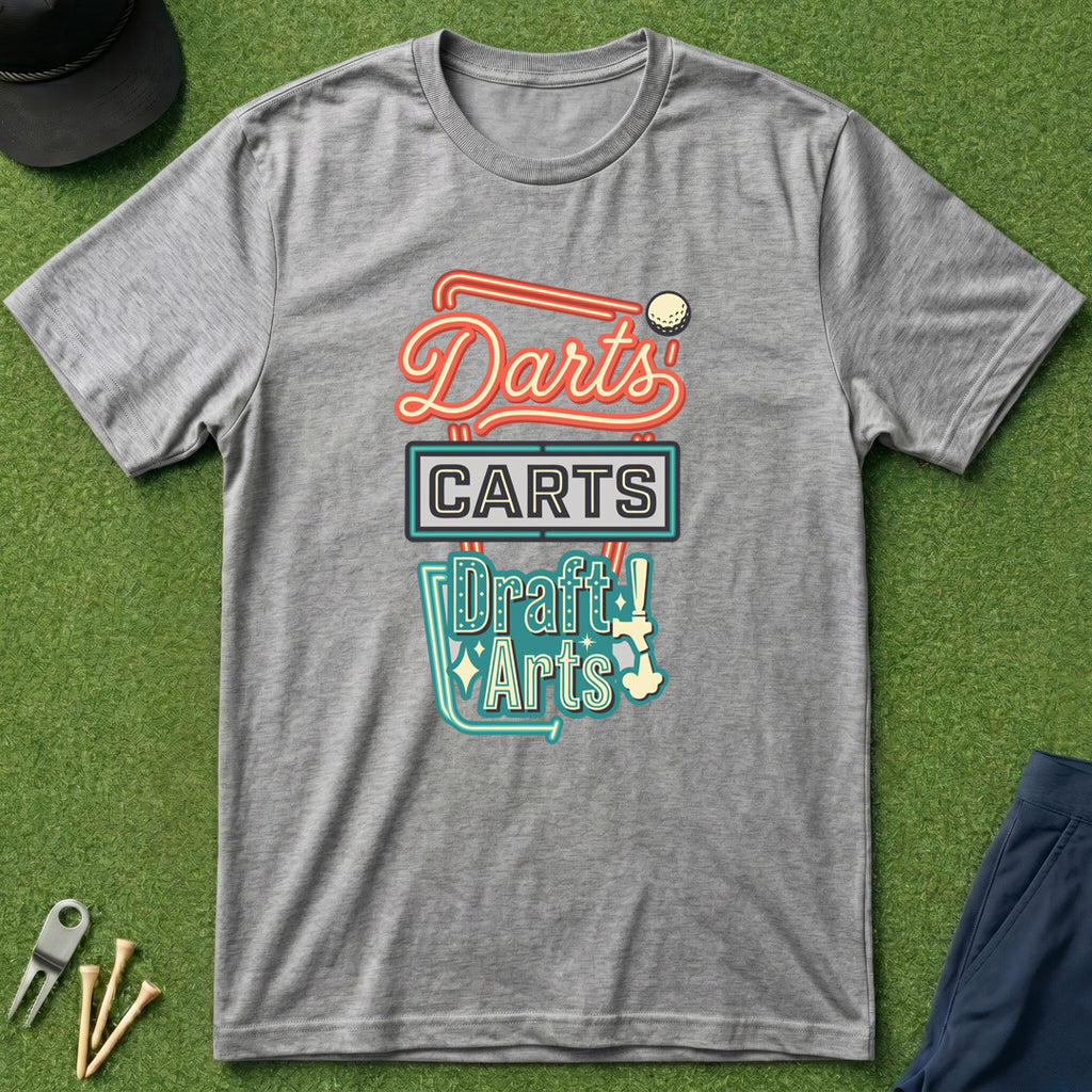 Darts Cart & Draft Arts - T-Shirt