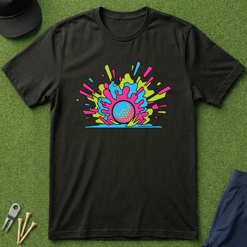 Neon Golf Explosion - T-Shirt