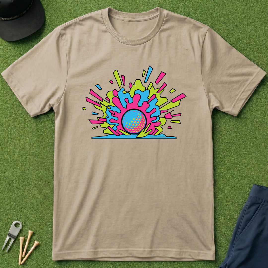 Neon Golf Explosion - T-Shirt
