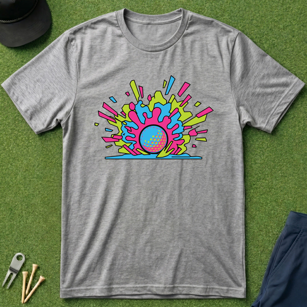 Neon Golf Explosion - T-Shirt