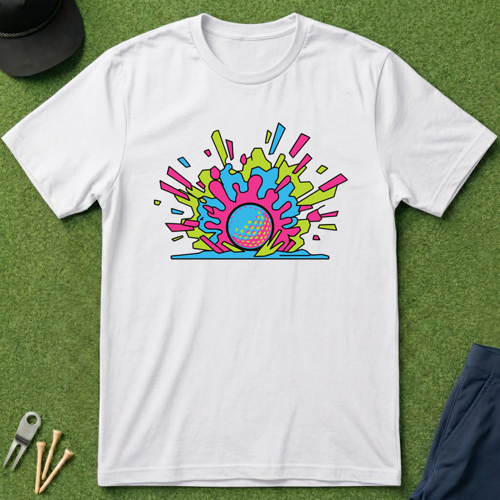 Neon Golf Explosion - T-Shirt