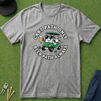 Cart Path Only Beer Path Always - T-Shirt