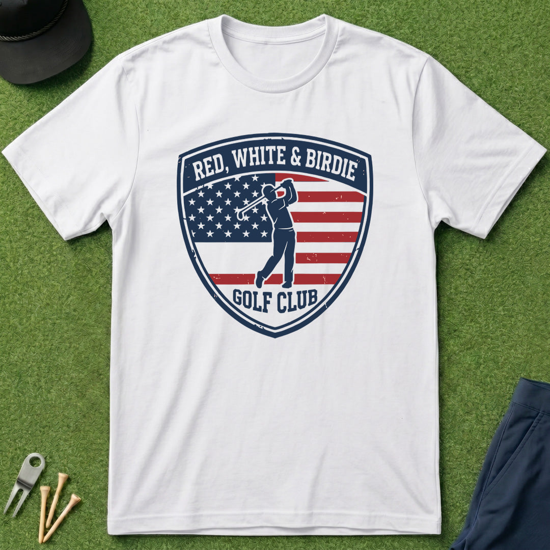 Red, White, and Birdie - T-Shirt