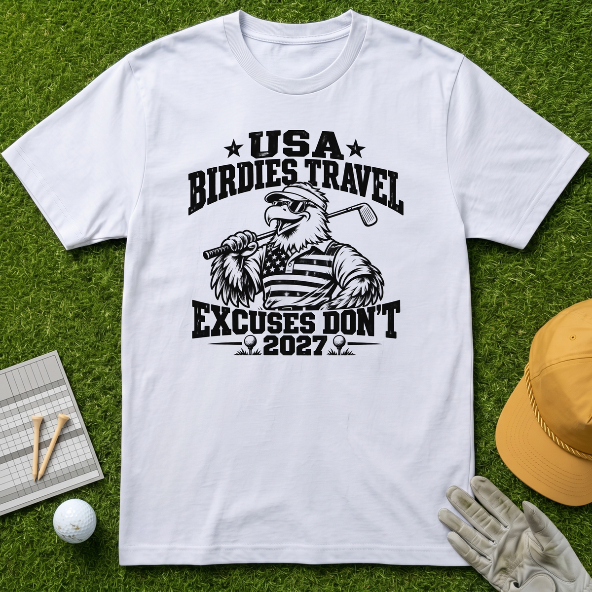 USA BIRDIES TRAVEL EXCUSES DON'T 2027 - White [BVS 1e5e9569-d23e-4c06-867e-df3afa06f99f:3]