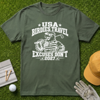 USA BIRDIES TRAVEL EXCUSES DON'T 2027 - Military Green [BVS 1e5e9569-d23e-4c06-867e-df3afa06f99f:0]