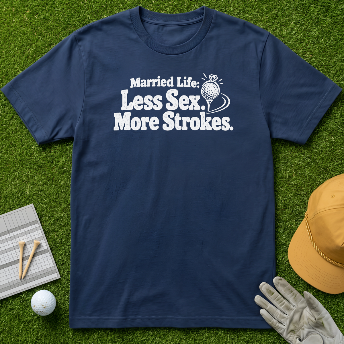 Married Life: Less Sex. More Strokes. - Navy [BVS 8df914ff-16f7-419b-983a-efeb985f4529:1]