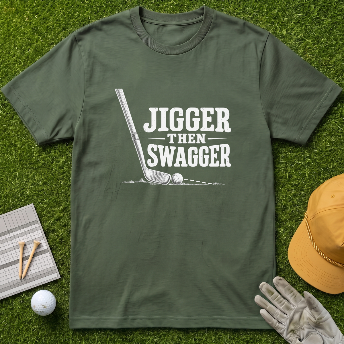 JIGGER THEN SWAGGER - Military Green [BVS bee7fb38-042c-49a7-9a27-5bd609e25849:0]