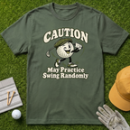 Caution May Practice Swing Randomly - Military Green [BVS ed870caa-a42f-47fe-9431-a4ad57f9a261:0]