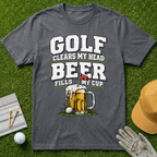 GOLF CLEARS MY HEAD BEER FILLS MY CUP - Charcoal [BVS d6ac51dd-3140-4242-b175-dae17ea8c66d:5]