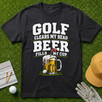GOLF CLEARS MY HEAD BEER FILLS MY CUP - Black [BVS d6ac51dd-3140-4242-b175-dae17ea8c66d:4]