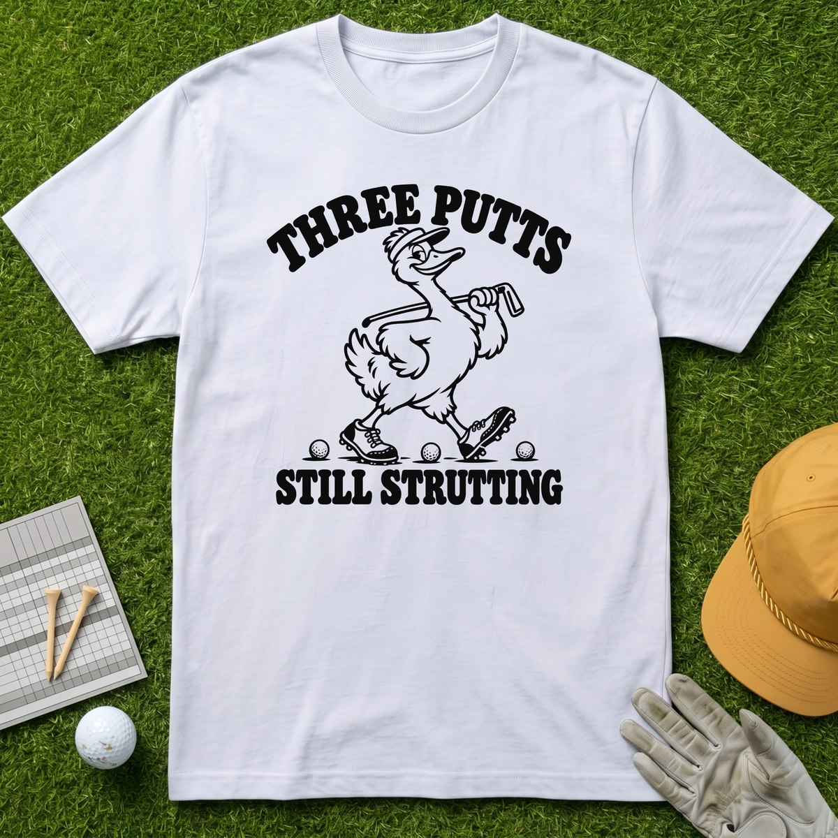 THREE PUTTS STILL STRUTTING - White [BVS 1134abb0-f003-4cff-a402-fc88863710d6:3]