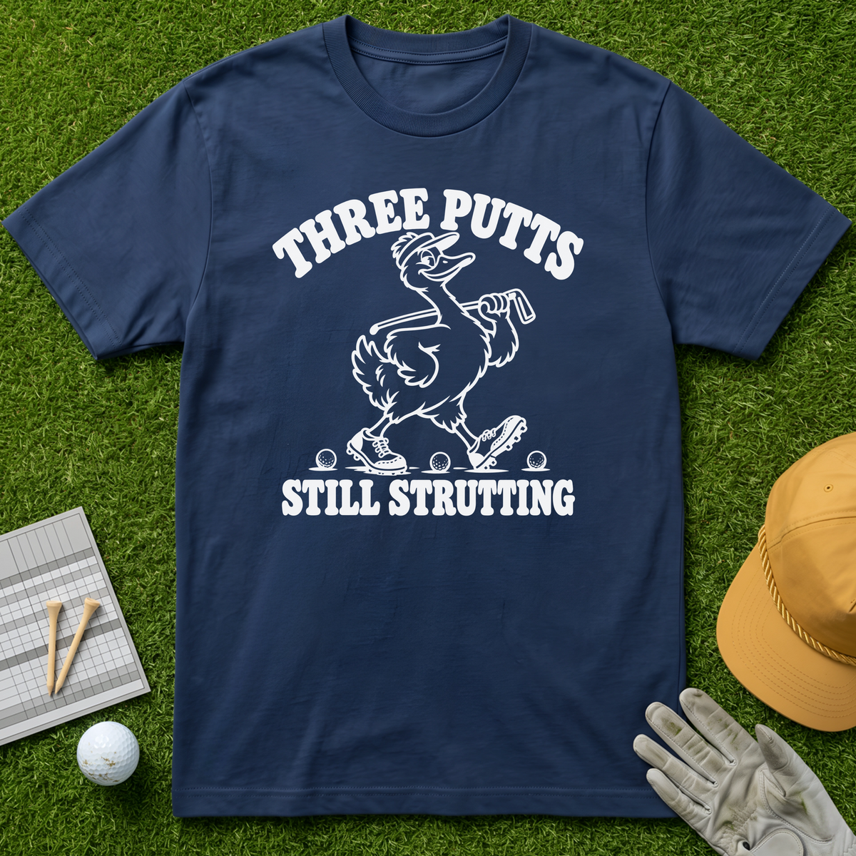 THREE PUTTS STILL STRUTTING - Navy [BVS 1134abb0-f003-4cff-a402-fc88863710d6:1]