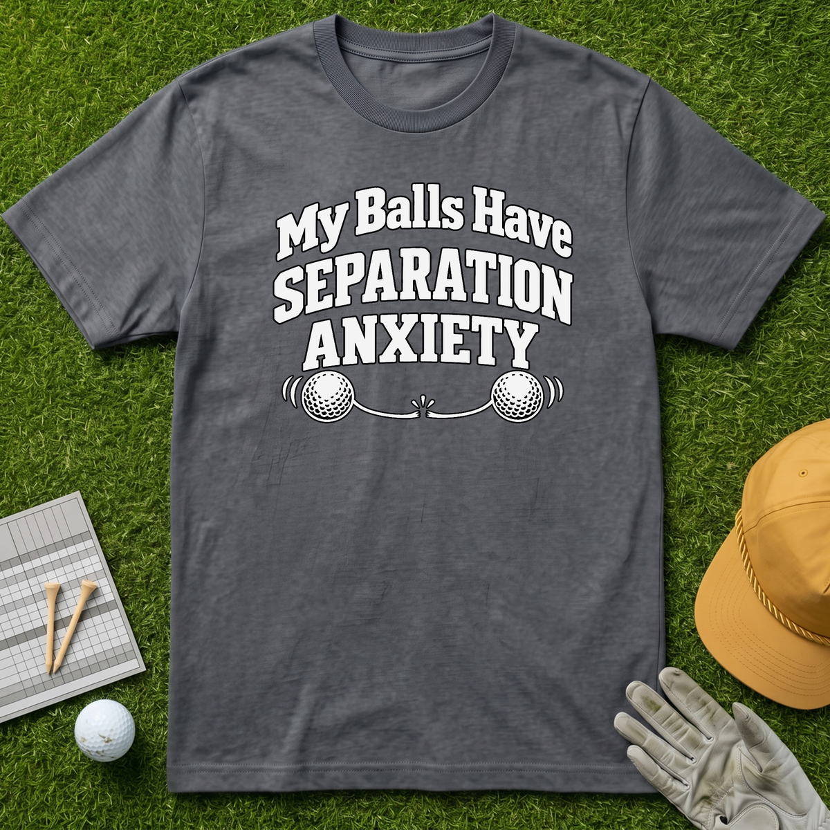 My Balls Have Separation Anxiety - Charcoal [BVS 34279b12-b7a0-4d11-8ba7-9dc89cd7d07e:5]