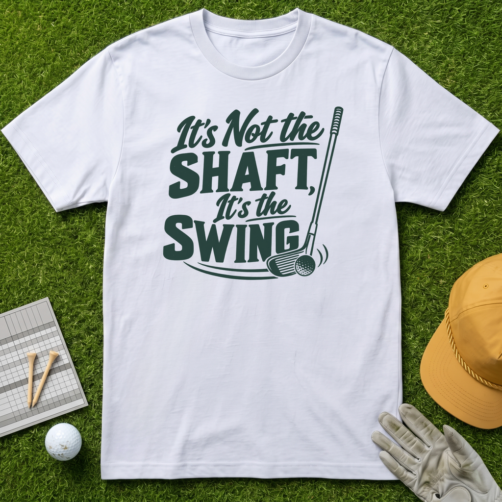 It's Not the Shaft, It's the Swing - White [BVS faee5a23-0e87-4949-9c2c-cadb12f2b53e:3]