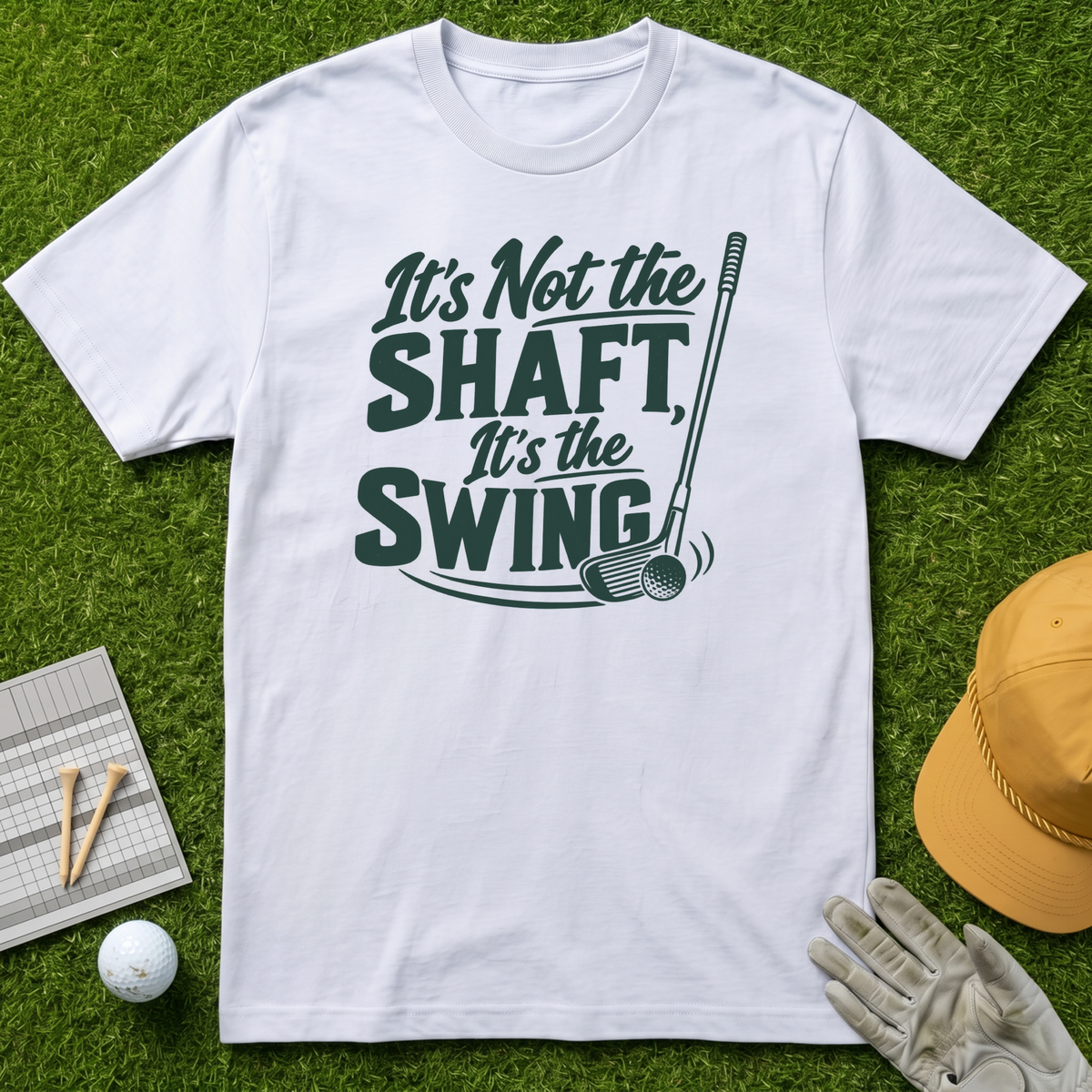 It's Not the Shaft, It's the Swing - White [BVS faee5a23-0e87-4949-9c2c-cadb12f2b53e:3]